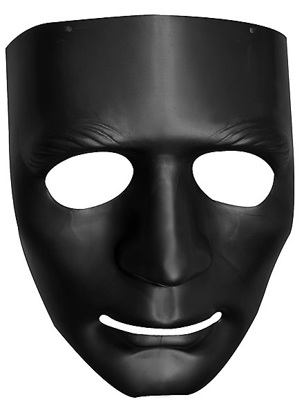 Black Pantomime Half Mask