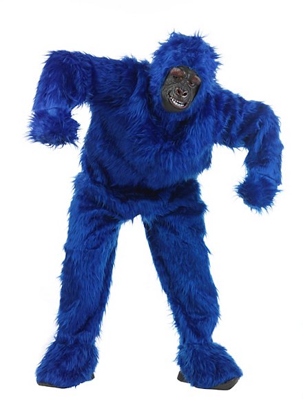 Blauer Gorilla Kostüm