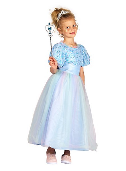 Deerose Prinzessinnenkleid Blau Langärmlig – Hal Produktbild-Vorschau 2
