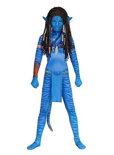 Blauw stammenkriegster kostuum voor meisjes