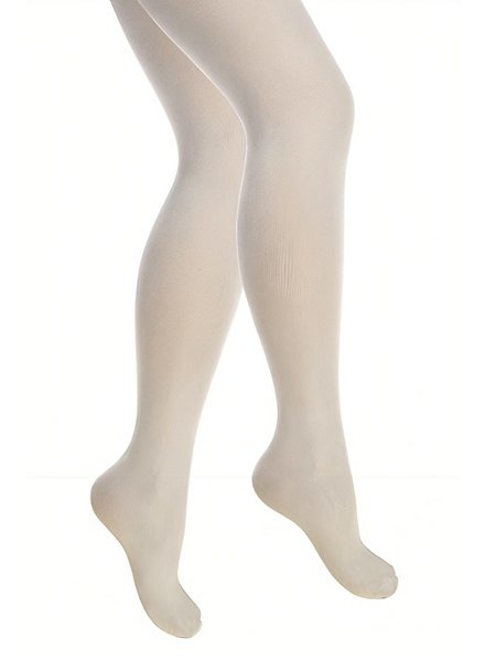 Blickdichte Strumpfhose Kinder weiß