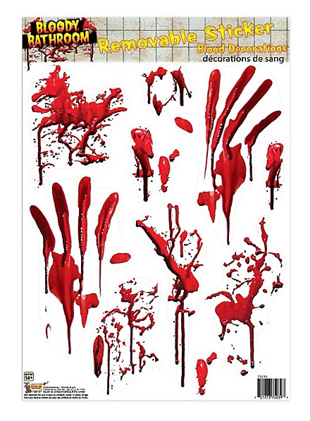 Bloodbath Tile Sticker Halloween Deco