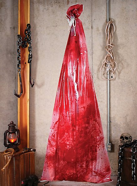 Bloody Body Bag Hanging Decoration