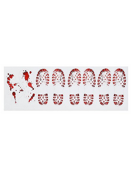 Bloody Shoe Prints - Decorative Stickers