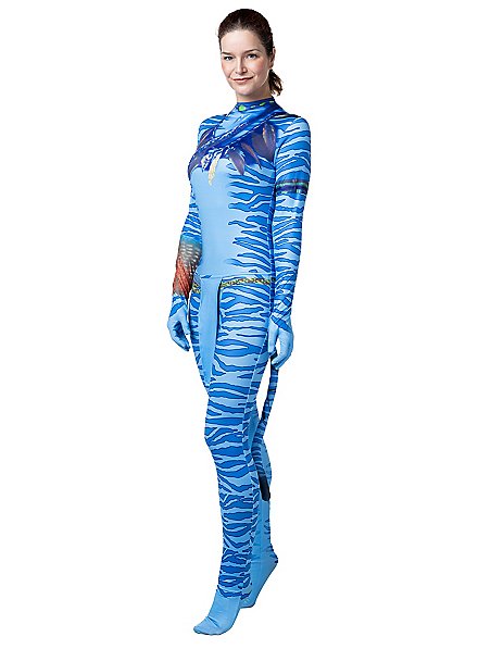 Blue Tribal Warrior Costume for Women - maskworld.com