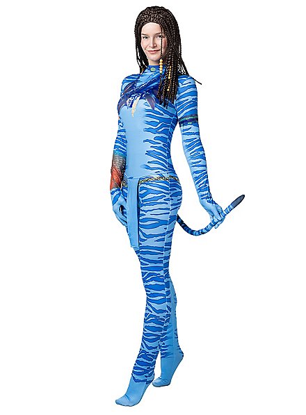 Blue Tribal Warrior Costume for Women - maskworld.com