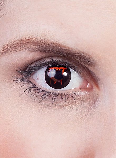 Blutendes Auge schwarz Kontaktlinse mit Dioptrien