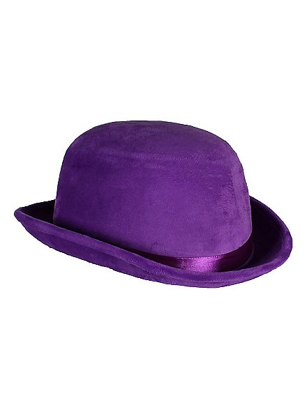 Bombetta piatta viola