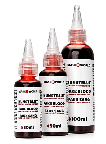 Botella De Sangre Artificial Con Punta Dosificadora 30 ml / 50 ml / 100 ml