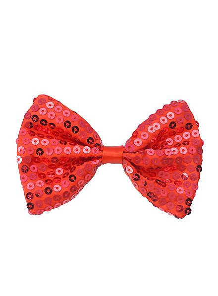 bow tie sequins red