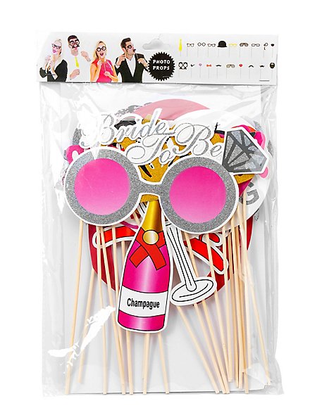 Bridal shower photo sticks