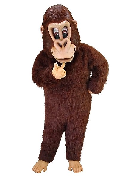 Brown Gorilla Mascot