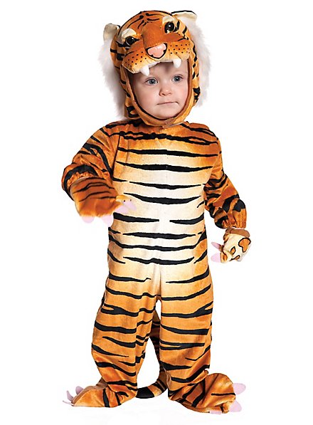 Brown tiger costume for babies
