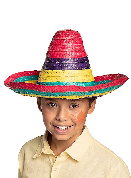 Bunter Sombrero für Kinder - maskworld.com