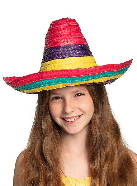 Bunter Sombrero für Kinder - maskworld.com