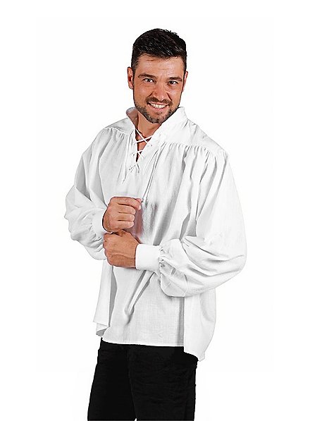 Camicia allacciata bianca