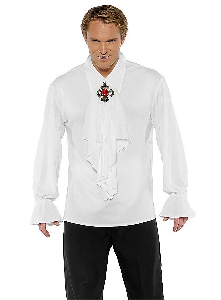 Camisa Blanca De Vampiro