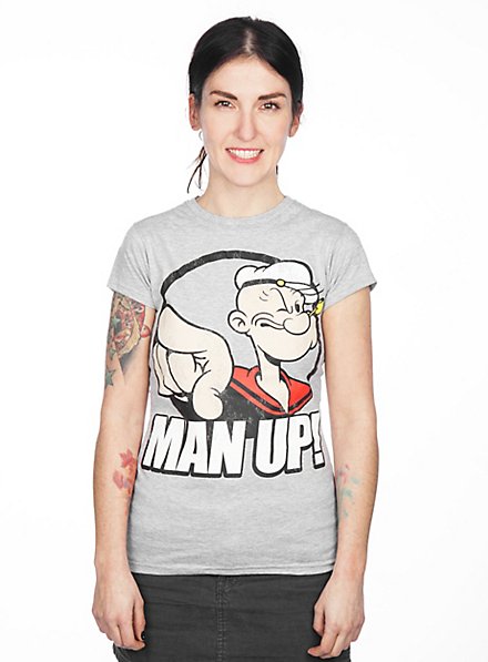 Camiseta Chica Popeye Man Up!