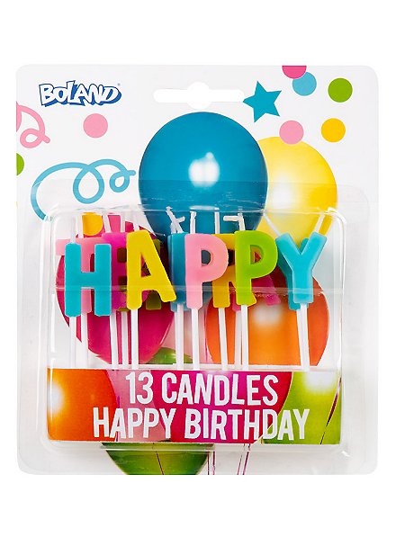 Candele di buon compleanno