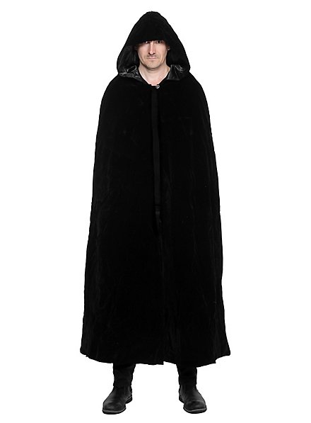 Cape à capuche noire - maskworld.com