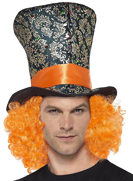 Cappellaio a cilindro con capelli