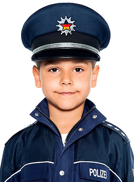 Cappello da poliziotto per bambini blu