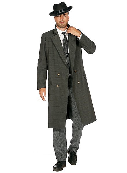 Cappotto anni '20 per uomo verde scuro