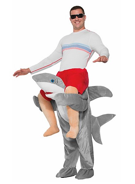 Carry Me Ride On Piggy Back Shark Stag Mascot Fancy Dress Costume Jaws Halloween 