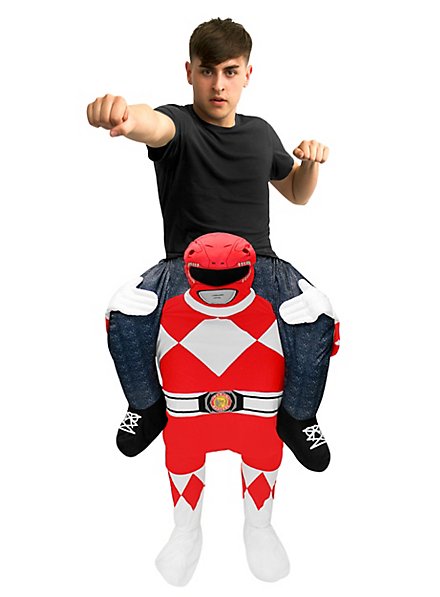 Carry Me Kostüm Roter Power Ranger