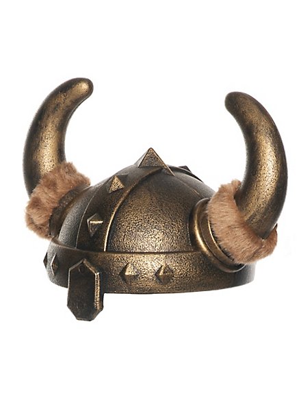 Casque viking couleur bronze