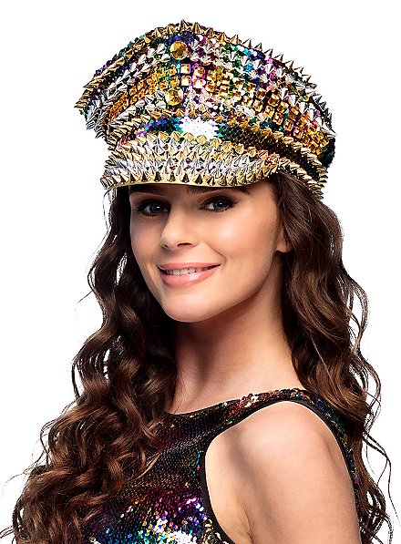 Casquette d'officier de la parade de brillance