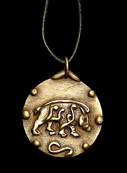 Celtic Boar Medallion 