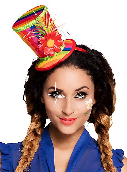 Cerchietto per capelli con cappello da clown