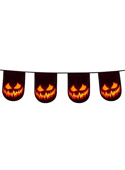 Chaîne de fanions d'Halloween 6 mètres