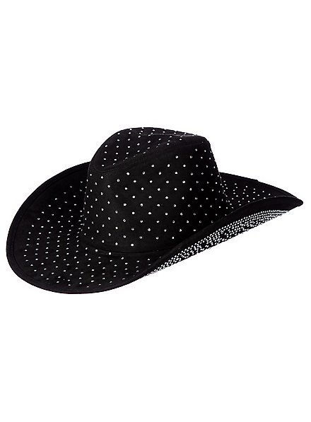 Chapeau pour adulte - Chapeau de cowboy scintillant pour enterrement de vie de jeune fille, festival, carnaval, spectacle, costume à paillettes - Chapeau de cowboy argenté - Chapeau de boîte de nuit