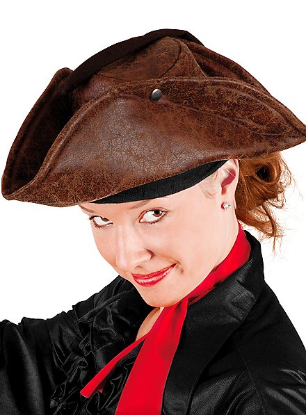 Chapeau de pirate marron