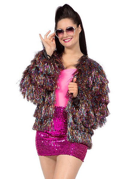 Chaqueta Disco De Oropel Multicolor