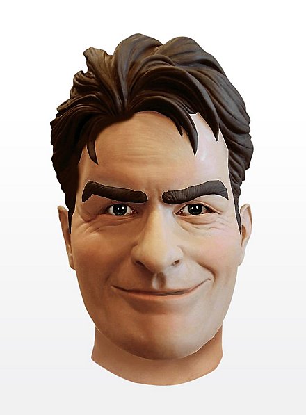 Charlie Sheen Latex Full Mask - maskworld.com