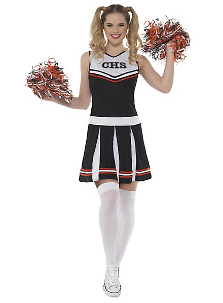 Cheerleader Kostüm schwarz