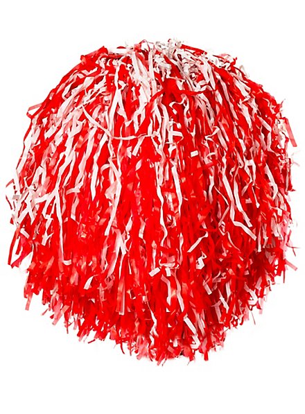 Cheerleader Pompom red-white 