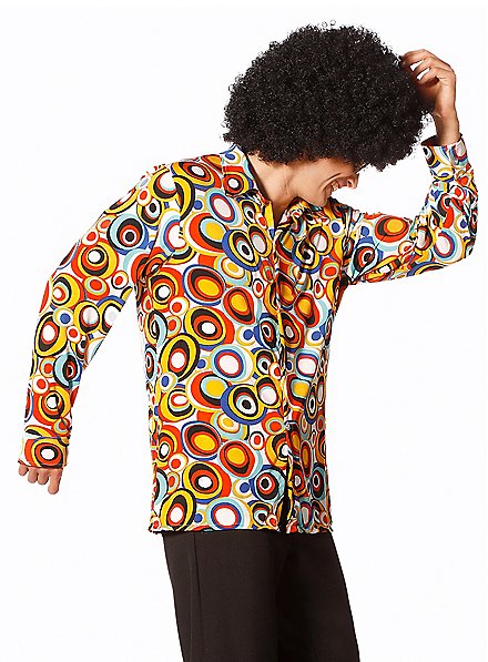 Chemise Vintage Années 70 Artificial Eye London - Style Punk Anarchiste, Taille L, Noir - Occasion TB