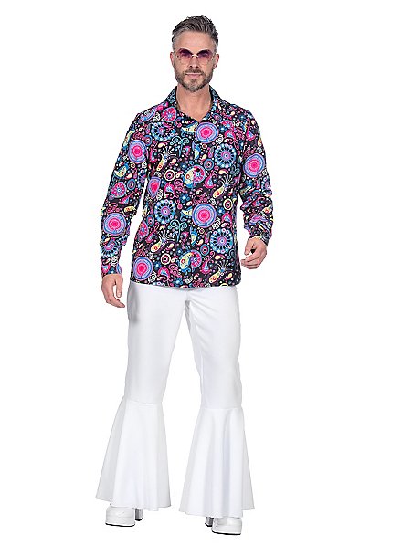 WIDMANN MILANO Chemise Années 70 Disco Fever Pour Homme - Costume Carnaval Et Fête