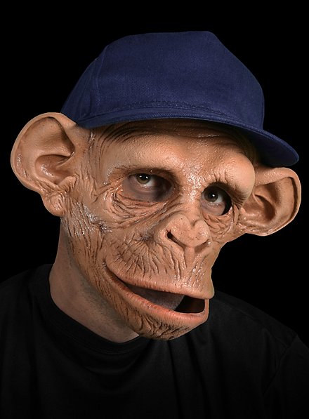 Chimp Affenmaske aus Latex