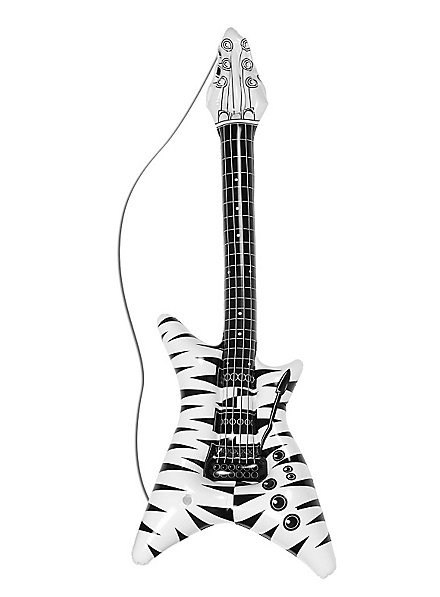 Set Di 4 Chitarre Gonfiabili A Fiamma, 90 Cm, Per Feste A Tema Rock, Compleanni, Decorazioni Musicali, PVC Colorato