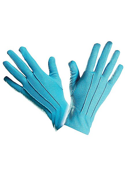 Cloth gloves turquoise