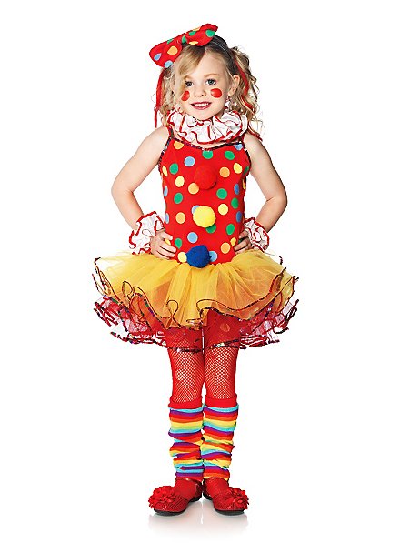 Clown Kinderkostüm für Mädchen