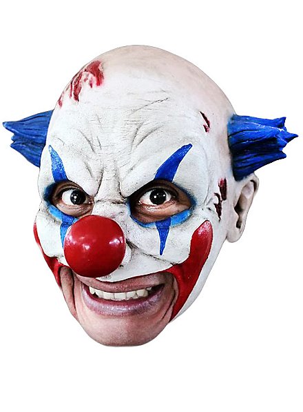 Clown Kinnlose Maske aus Latex