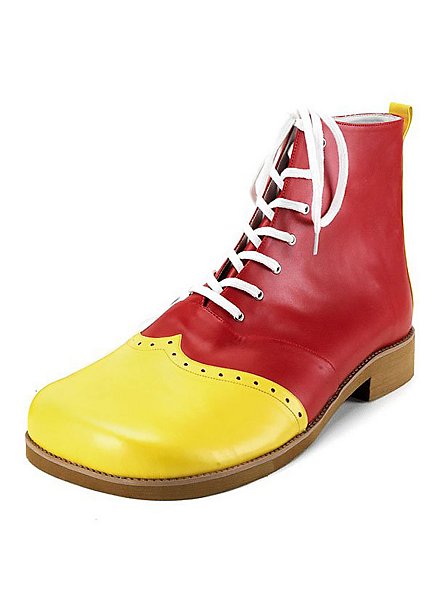 Clown Schuhe gelb-rot 