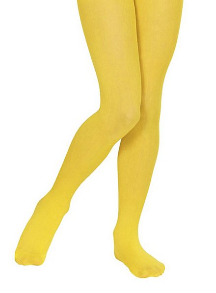 Collant per bambini giallo