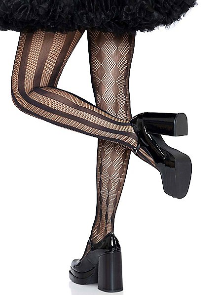 Leg Avenue Collant Ru00e9sille En Nylon Bleu Fluo Taille Unique